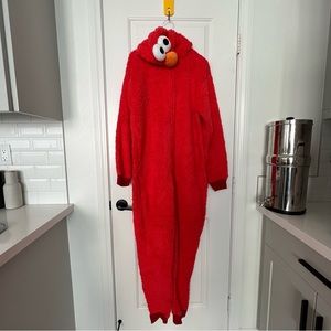 Used Sesame Street Elmo Costume Adult XS/SM